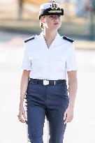 Princess Leonor At Navy Training School - Spain