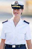 Princess Leonor At Navy Training School - Spain