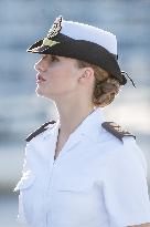 Princess Leonor At Navy Training School - Spain