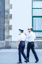 Princess Leonor At Navy Training School - Spain