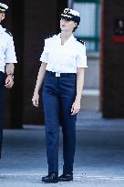 Princess Leonor At Navy Training School - Spain