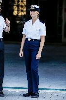 Princess Leonor At Navy Training School - Spain