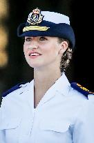 Princess Leonor At Navy Training School - Spain