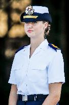 Princess Leonor At Navy Training School - Spain