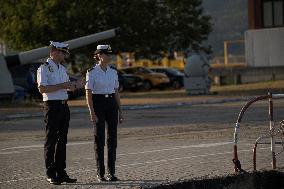 Princess Leonor At Navy Training School - Spain