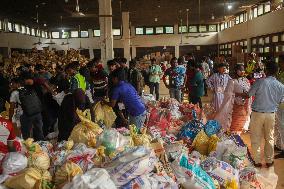 Donations For Floods-Affected People - Dhaka