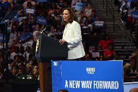 Harris For President Campaign Rally With Vice President, Kamala Harris In Savannah Georgia