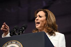 Harris For President Campaign Rally With Vice President, Kamala Harris In Savannah Georgia