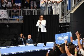 Harris For President Campaign Rally With Vice President, Kamala Harris In Savannah Georgia