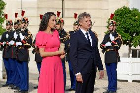 French President Emmanuel Macron Receives Heads Of State, Government And International Organisations At The Elysée Palace Ahead