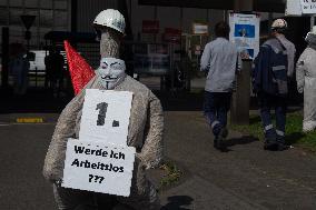 Strike At Thyssenkrupp Steel In Duisburg