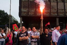 Strike At Thyssenkrupp Steel In Duisburg