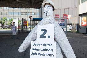 Strike At Thyssenkrupp Steel In Duisburg