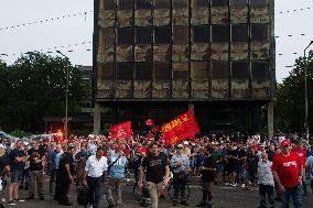 Strike At Thyssenkrupp Steel In Duisburg