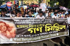 Kolkata Doctor Rape Protest - India