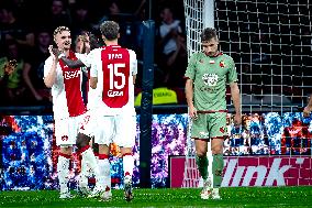 Ajax v Jagiellonia Bialystok - UEFA Europa League Play-Offs Second Leg