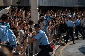 Hong Kong China Olympics Athletes Visit