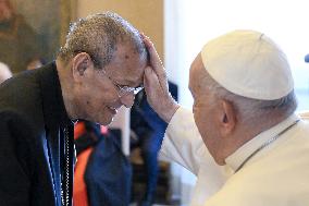 Pope Francis Holds A Private Audience - Vatican