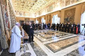 Pope Francis Holds A Private Audience - Vatican