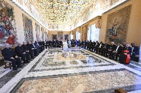 Pope Francis Holds A Private Audience - Vatican