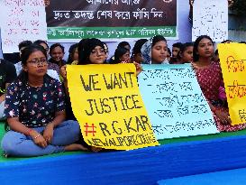 College Students Protest Over Sexual Assault And Murder Of Kolkata Medic, India