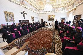 Pope Francis Holds A Private Audience - Vatican