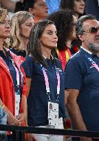 Paris 2024 Paralympics - Wheelchair Basketball - Queen Letizia