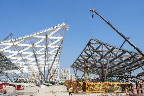 Construction Site For A Transport Center - Beijing