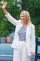 Queen Maxima Visits Preparations For Zundert Flower Parade - Netherlands