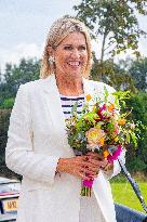 Queen Maxima Visits Preparations For Zundert Flower Parade - Netherlands