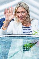 Queen Maxima Visits Preparations For Zundert Flower Parade - Netherlands