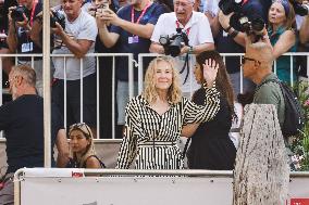 Cast Arrival At Beetlejuice Beetlejuice Photocall During The 81st Venice International Film Festival