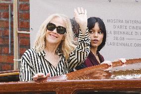 Cast Arrival At Beetlejuice Beetlejuice Photocall During The 81st Venice International Film Festival