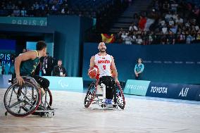 Paris 2024 Paralympic - Weelchair Basketball Spain v Australia