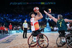 Paris 2024 Paralympic - Weelchair Basketball Spain v Australia