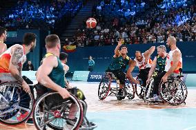 Paris 2024 Paralympic - Weelchair Basketball Spain v Australia