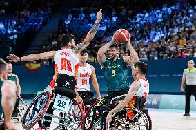 Paris 2024 Paralympic - Weelchair Basketball Spain v Australia