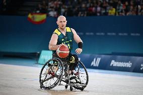 Paris 2024 Paralympic - Weelchair Basketball Spain v Australia