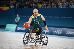 Paris 2024 Paralympic - Weelchair Basketball Spain v Australia