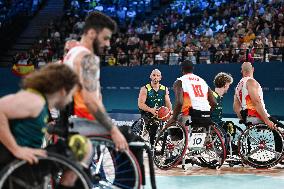 Paris 2024 Paralympic - Weelchair Basketball Spain v Australia