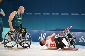 Paris 2024 Paralympic - Weelchair Basketball Spain v Australia