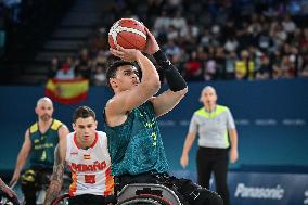 Paris 2024 Paralympic - Weelchair Basketball Spain v Australia