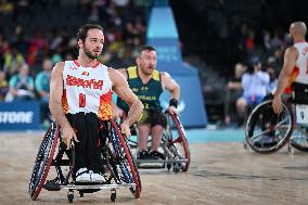 Paris 2024 Paralympic - Weelchair Basketball Spain v Australia