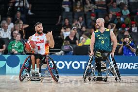 Paris 2024 Paralympic - Weelchair Basketball Spain v Australia