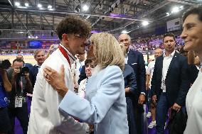 Paris 2024 Paralympics - Brigitte Macron At Para Track Cycling