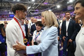 Paris 2024 Paralympics - Brigitte Macron At Para Track Cycling