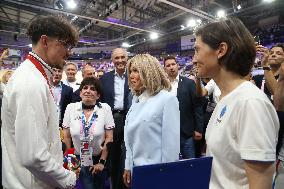 Paris 2024 Paralympics - Brigitte Macron At Para Track Cycling