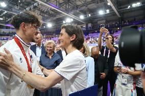 Paris 2024 Paralympics - Brigitte Macron At Para Track Cycling