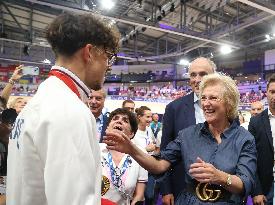 Paris 2024 Paralympic - Princess Astrid Greets Alexandre Leaute