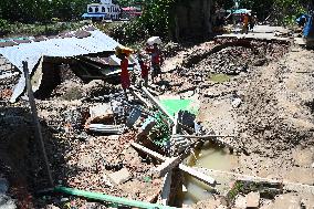 Flood Effected People In Feni District, Bangladesh